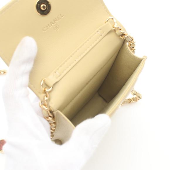 Chanel Chanel Lambskin Matelasse Phone Holder Bag Leather Crossbody Bag AP3415 - Picture 3 of 7